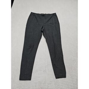 J Jill Leggings Womens Large Ponte Dark Gray Pull On Stretch